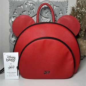 Disney Baby Freshly Picked FP Mickey Anaheim Backpack Diaper Bag Rouge Red NEW